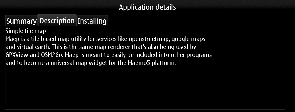 App manager install app description