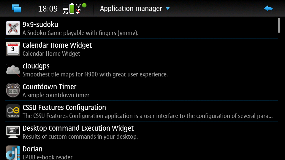App manager install list