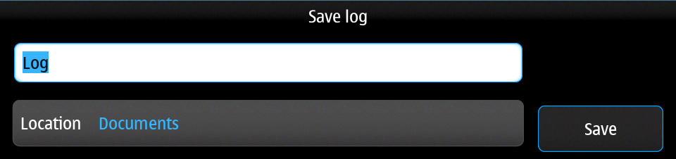 App manager log export