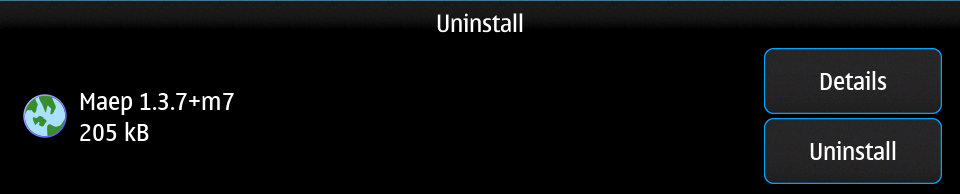 App manager uninstall confirm