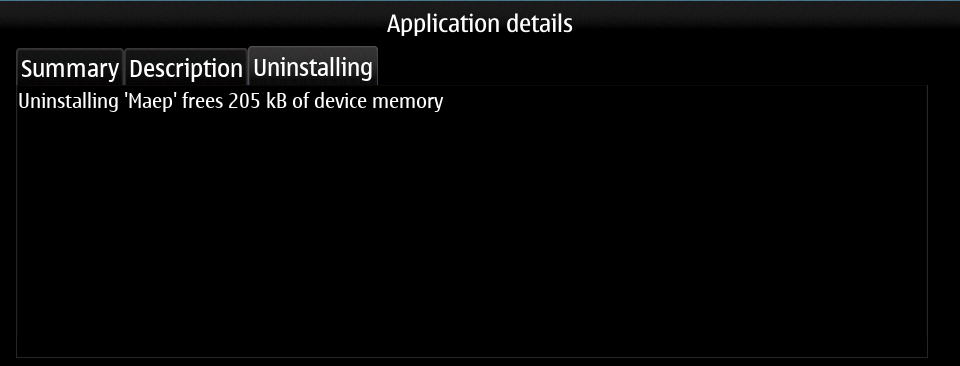 App manager uninstall size