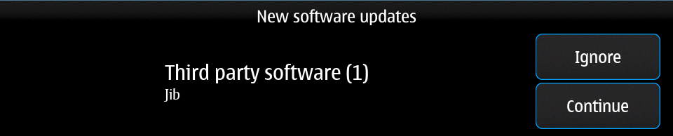 App manager update prompt