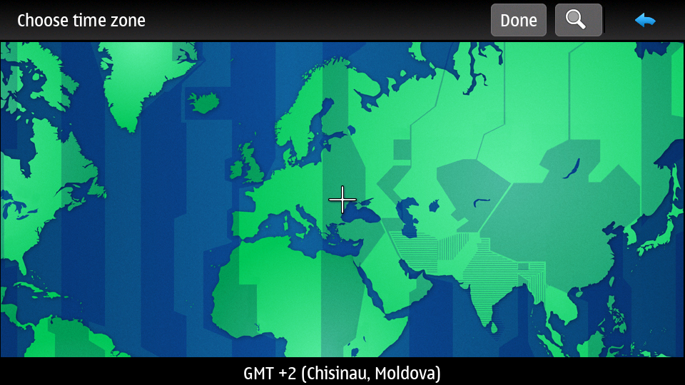Choose time zone - Chisinau