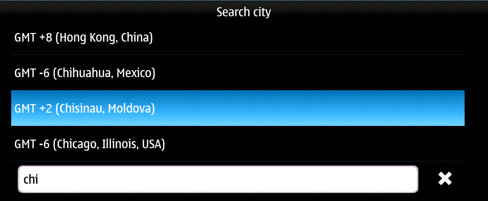 Choose time zone - select Chisinau