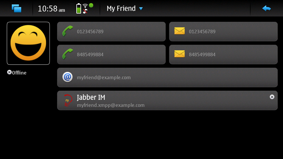 Contact merged