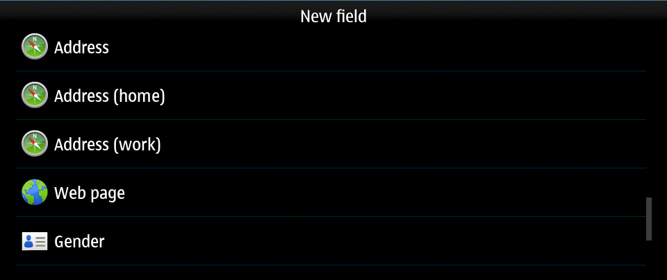 Contact new field 3