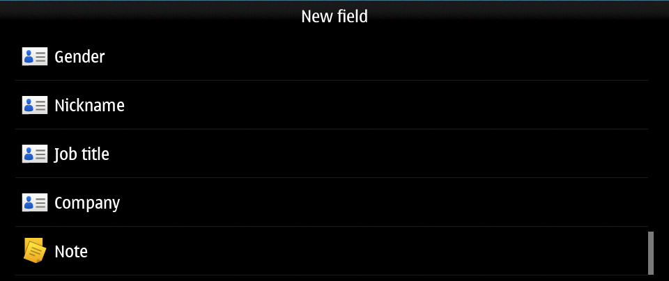 Contact new field 4