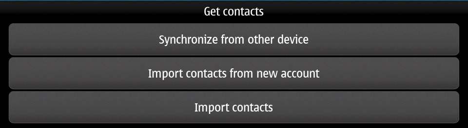 Contacts get