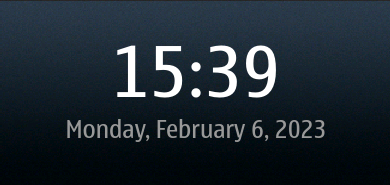 Date and Time 24-hour display