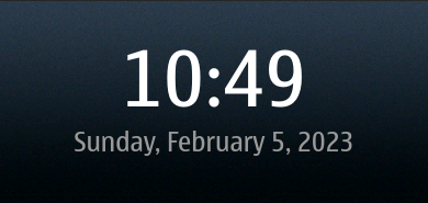 Date and Time button