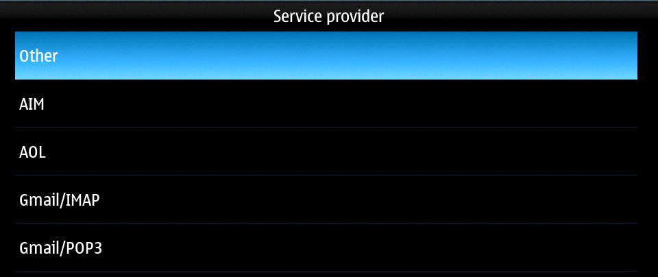 Email account provider 1