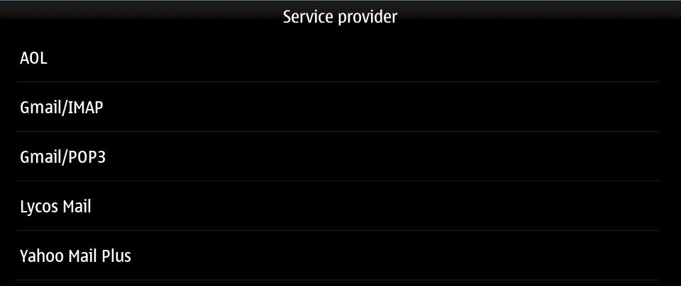 Email account provider 2