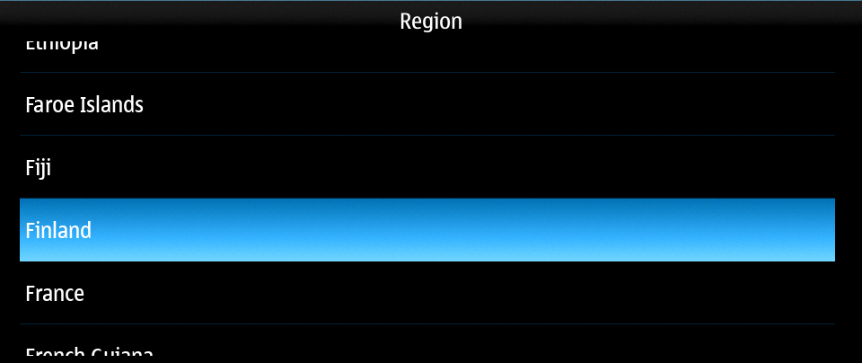 Email account region