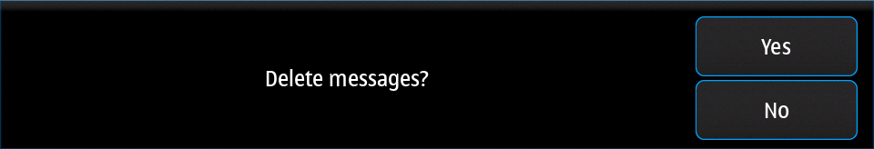 Email delete messages confirm