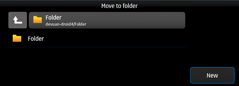 Email move messages folder 2