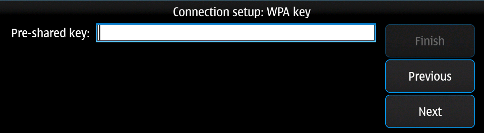Internet connections Wi-Fi key