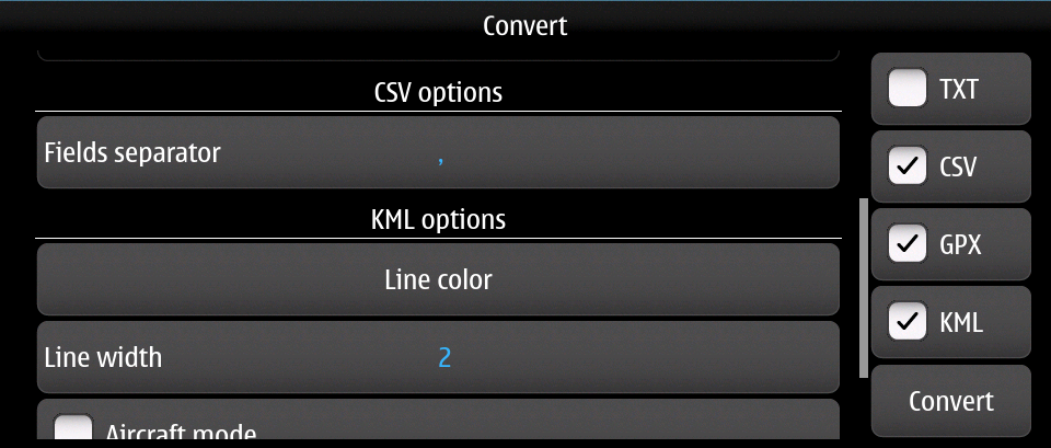 GPS Recorder convert 2