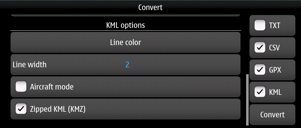 GPS Recorder convert 3