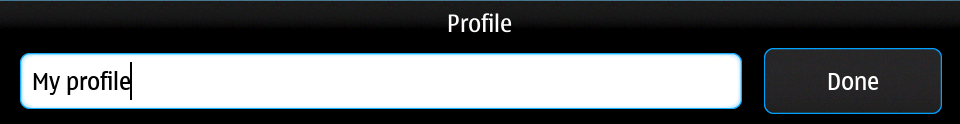 Profiles new name