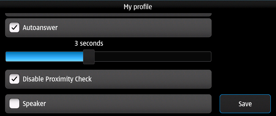 Profiles new settings 3