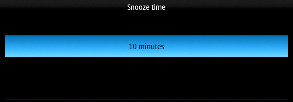 Snooze time