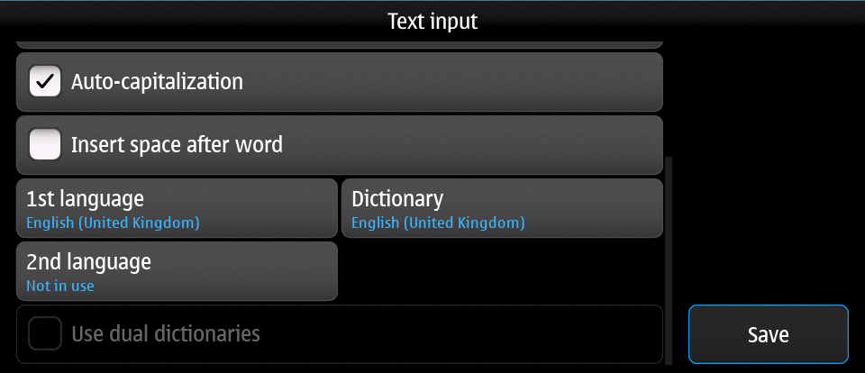 Text input 2